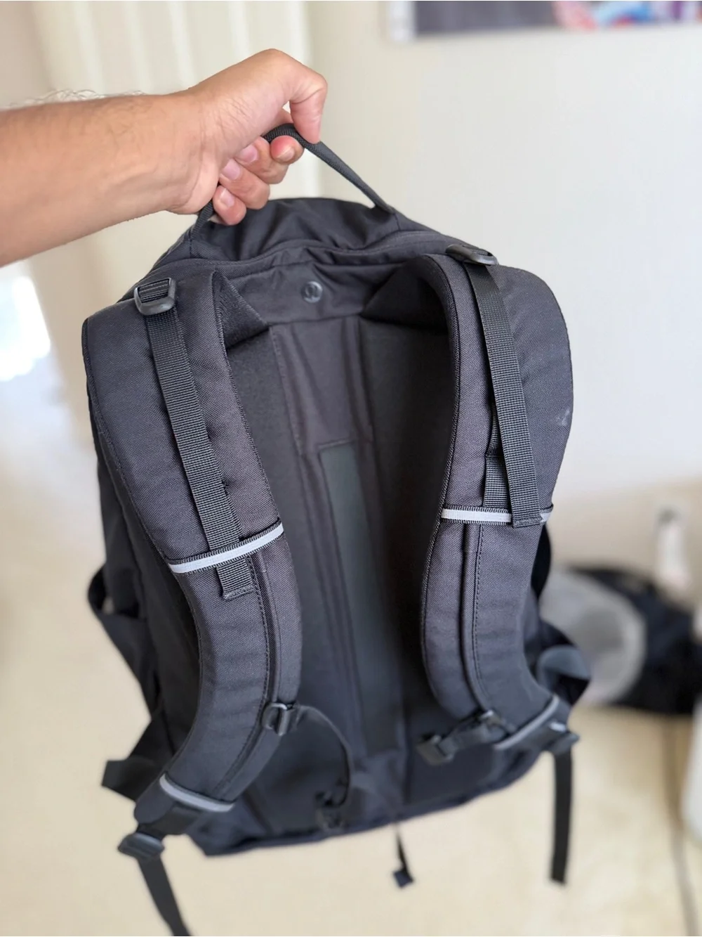 LULULEMON TRIPLE ZIP BACKPACK 28L - SPECIAL EDITION (TAN INTERIOR) - LAPTOP WORK